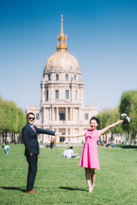 Photographe Paris couple nvalides